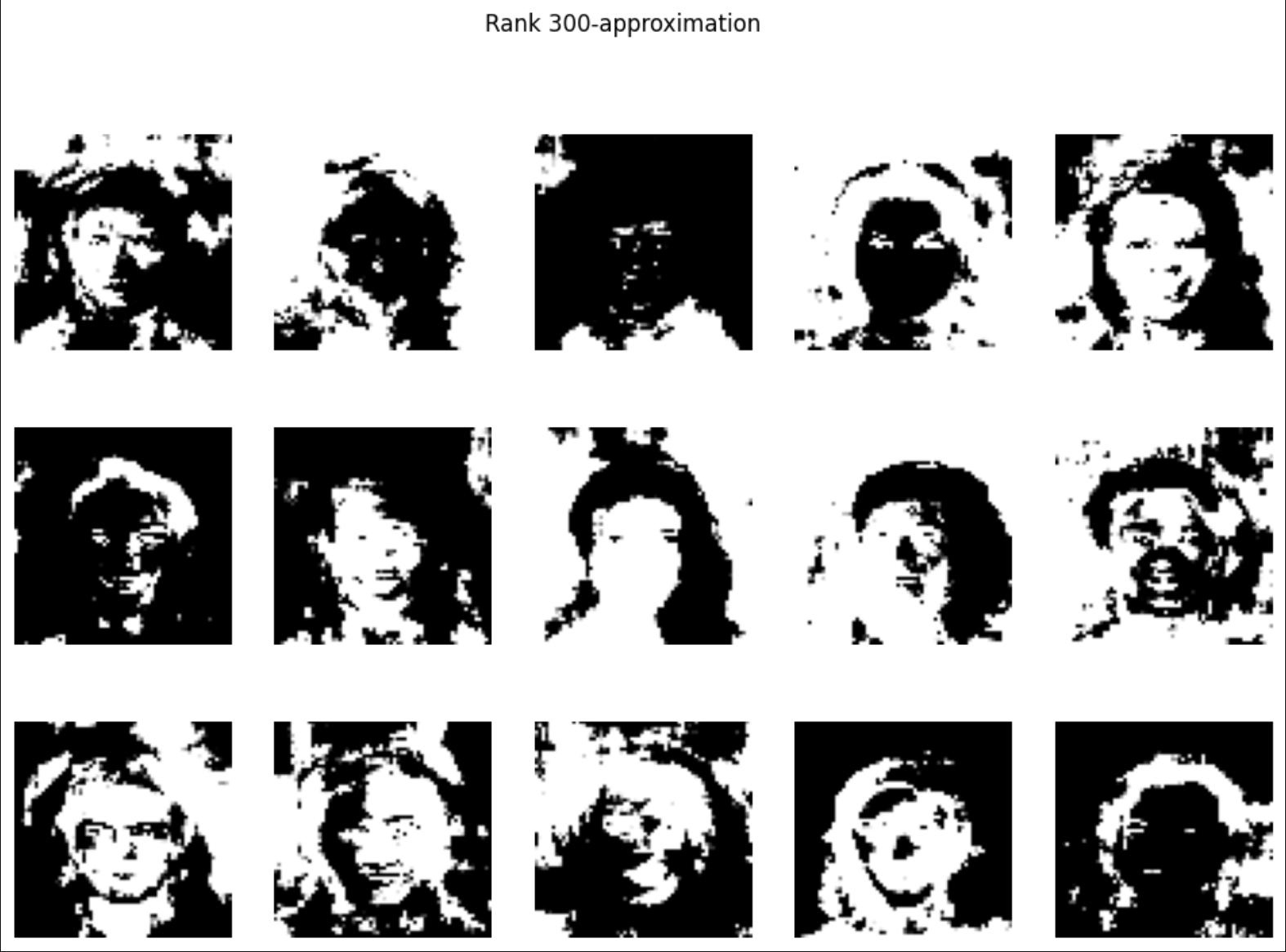 A face sampled from the SVD model.