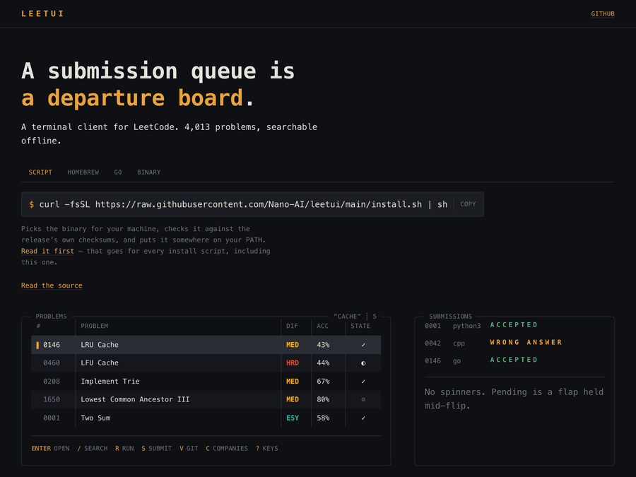 leetui — screenshot
