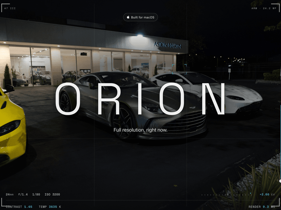 Orion — screenshot